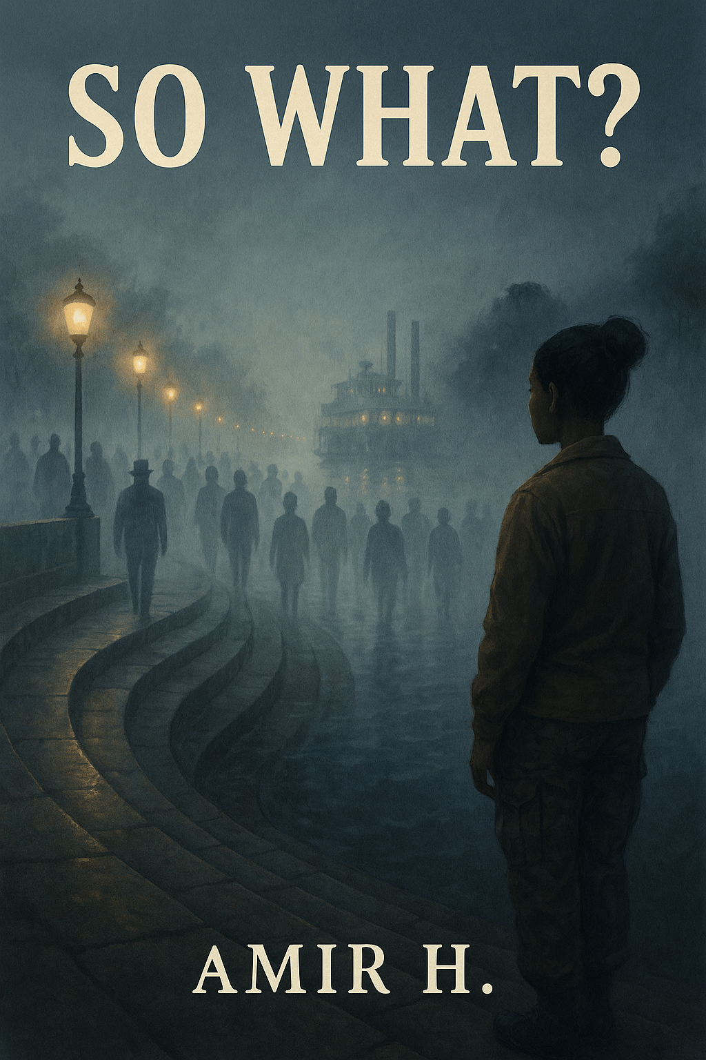 AI generated image created for my short story "So what"